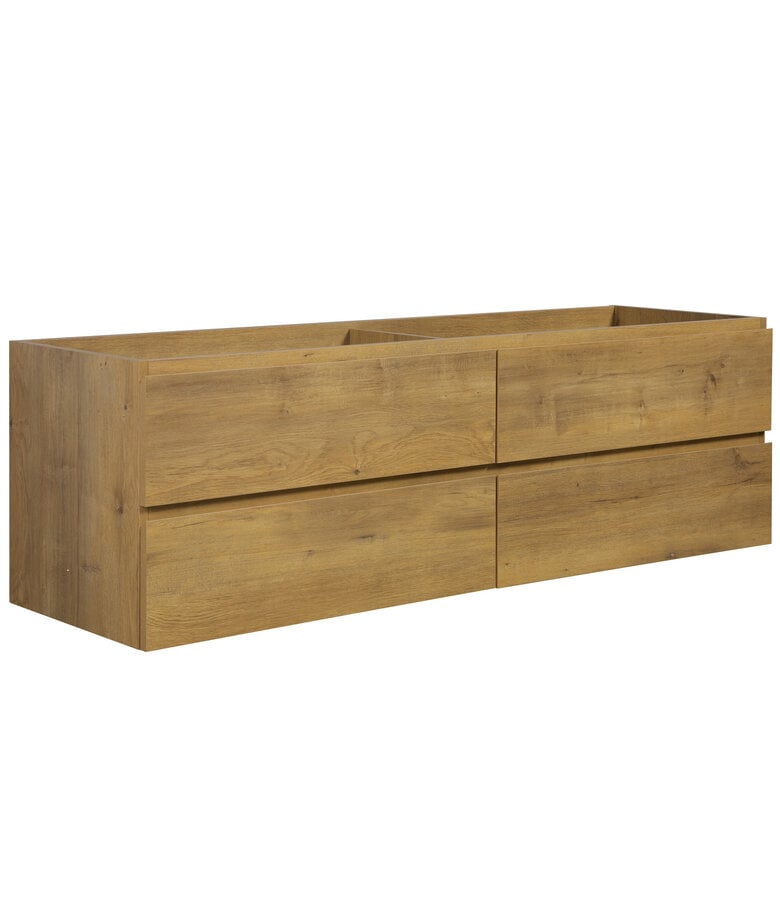 badplaats Wastafelkast Angela 160 x 48 x 50 cm - eiken