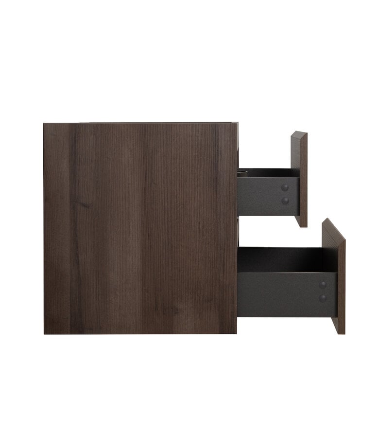 Badplaats Wastafelkast Angela 60 X 48 X 50 Cm - Bruin Eiken