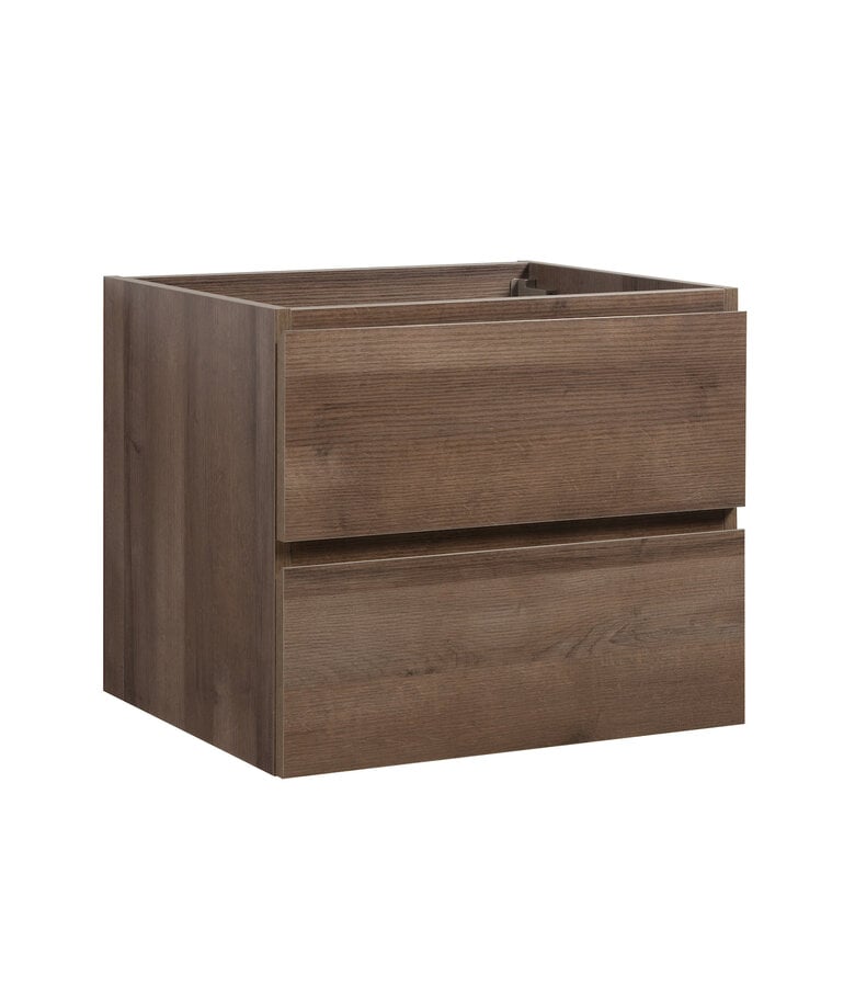 badplaats Wastafelkast Angela 60 x 48 x 50 cm - bruin eiken