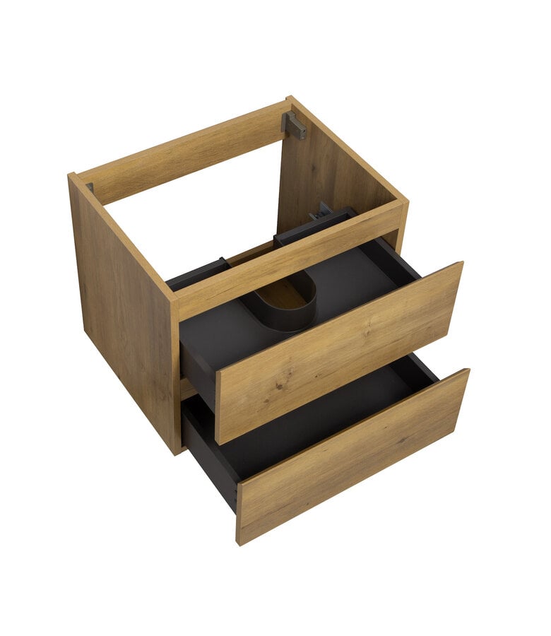 Badplaats Wastafelkast Angela 60 X 48 X 50 Cm - Eiken