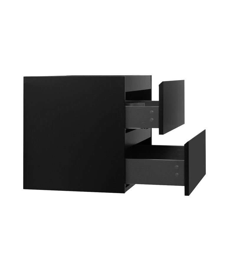 Badplaats Wastafelkast Angela 60 X 48 X 50 Cm - Mat Zwart