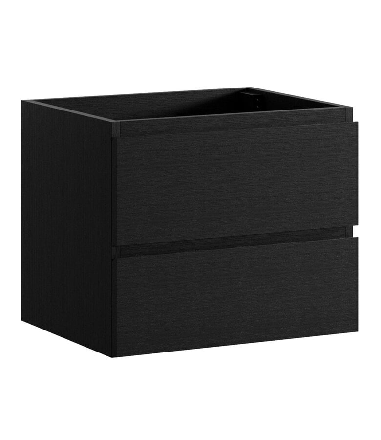 badplaats Wastafelkast Angela 60 x 48 x 50 cm - zwart houtnerf