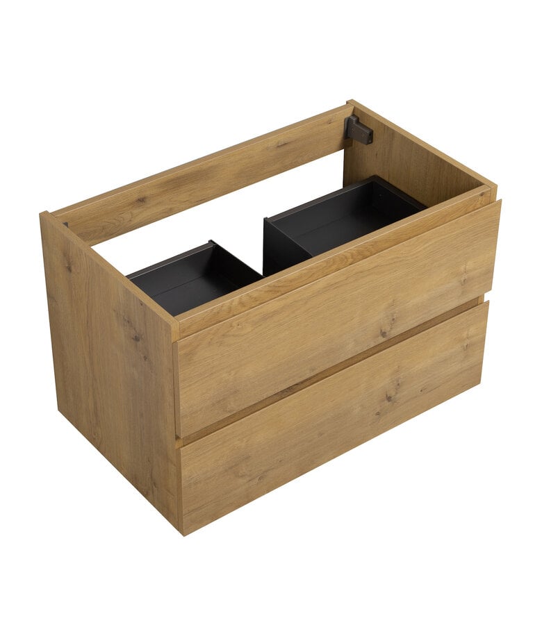 Badplaats Wastafelkast Angela 80 X 48 X 50 Cm - Eiken