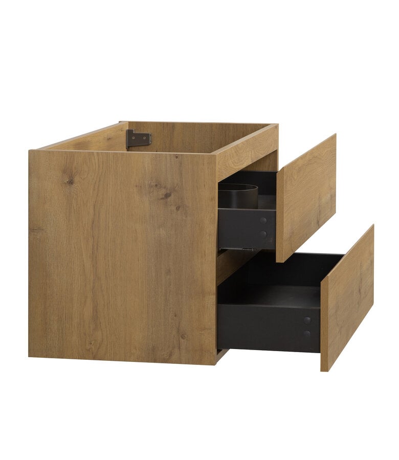 Badplaats Wastafelkast Angela 80 X 48 X 50 Cm - Eiken