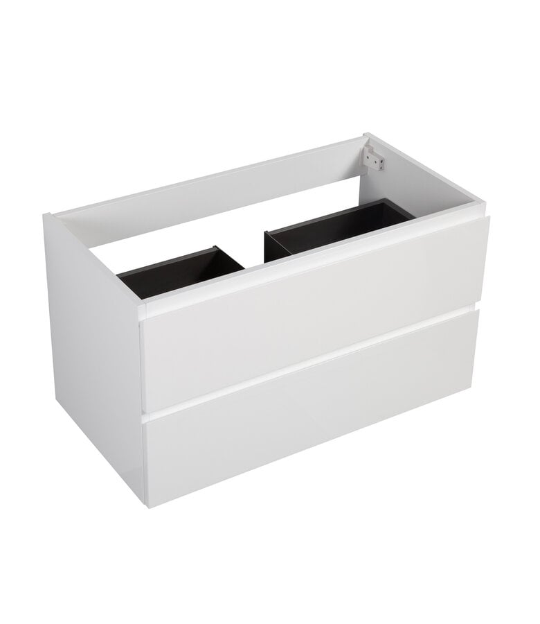 Badplaats Wastafelkast Angela 80 X 48 X 50 Cm - Hoogglans Wit