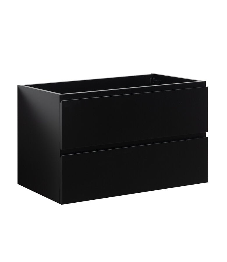 badplaats Wastafelkast Angela 80 x 48 x 50 cm - mat zwart