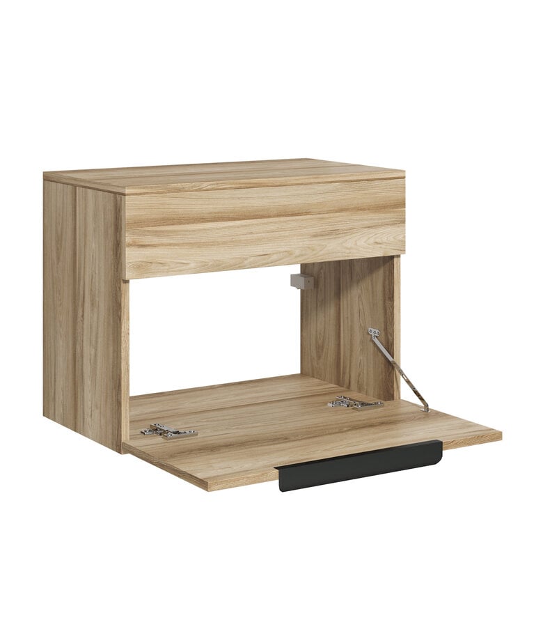 Badplaats Wastafelkast Cali 60cm Met Bovenblad - Eiken