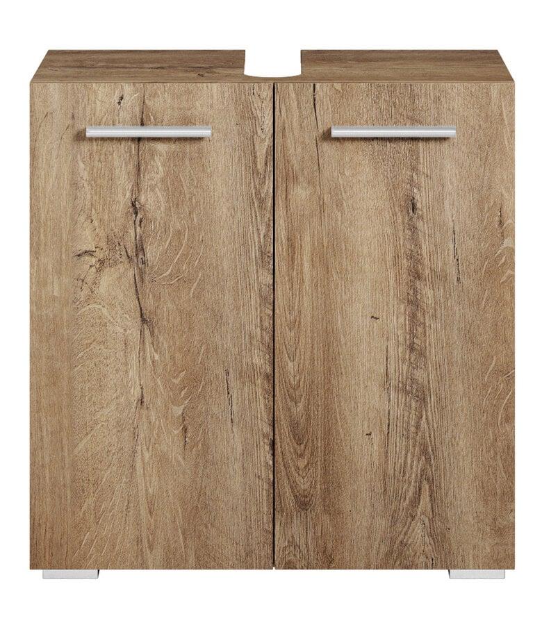 Badplaats Wastafelkast Jupiter 60 X 30 X 60 Cm - Bruin Eiken