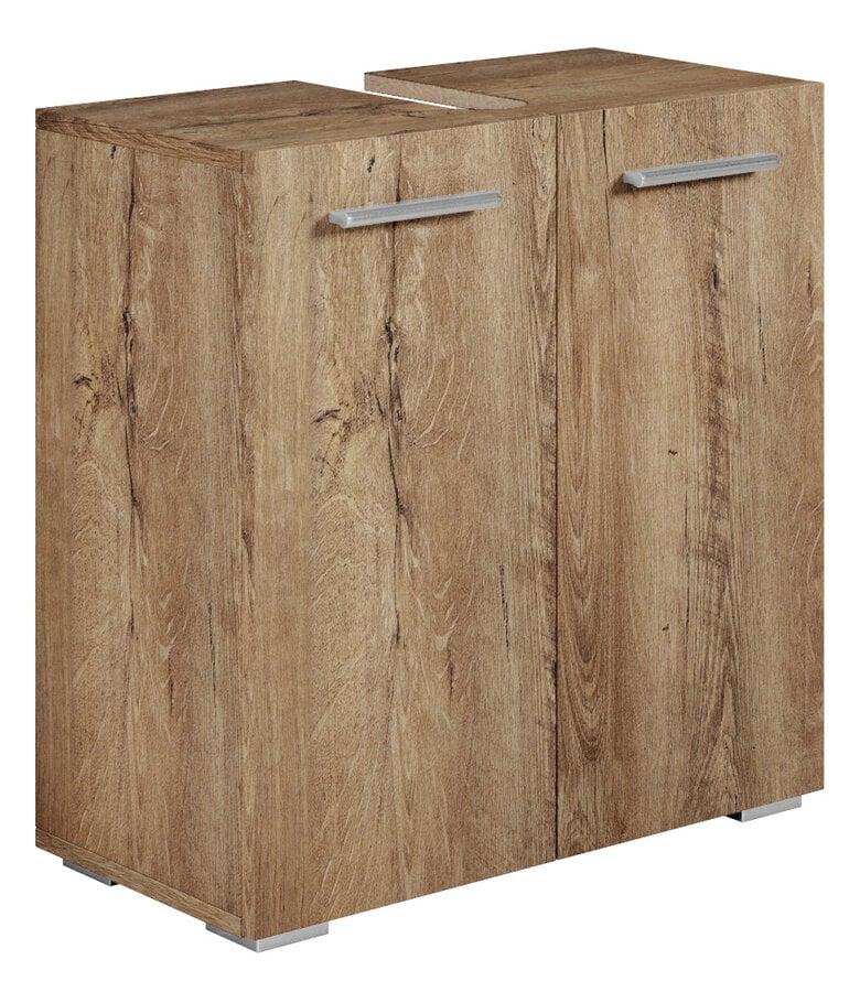 badplaats Wastafelkast Jupiter 60 x 30 x 60 cm - bruin eiken