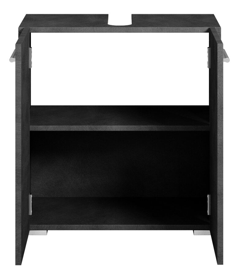 Badplaats Wastafelkast Jupiter 60 X 30 X 60 Cm - Donker Grijs