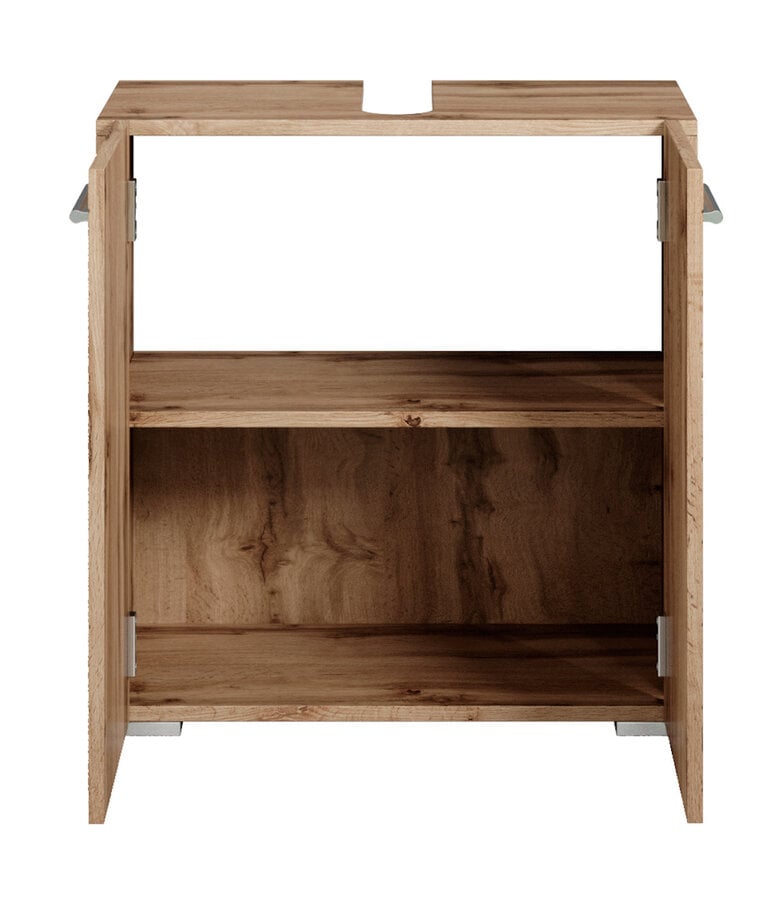 Badplaats Wastafelkast Jupiter 60 X 30 X 60 Cm - Eiken - Visgraat