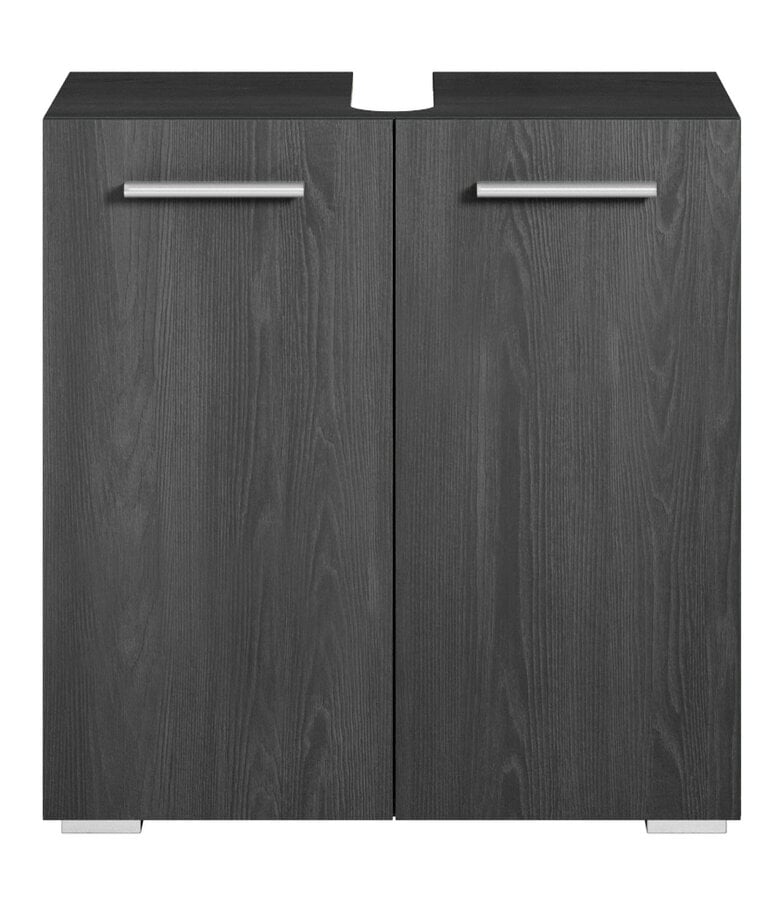 Badplaats Wastafelkast Jupiter 60 X 30 X 60 Cm - Zwart Houtnerf