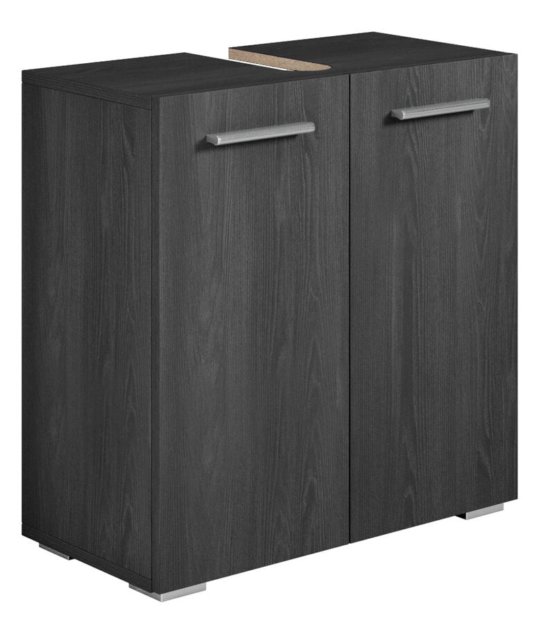 badplaats Wastafelkast Jupiter 60 x 30 x 60 cm - zwart houtnerf