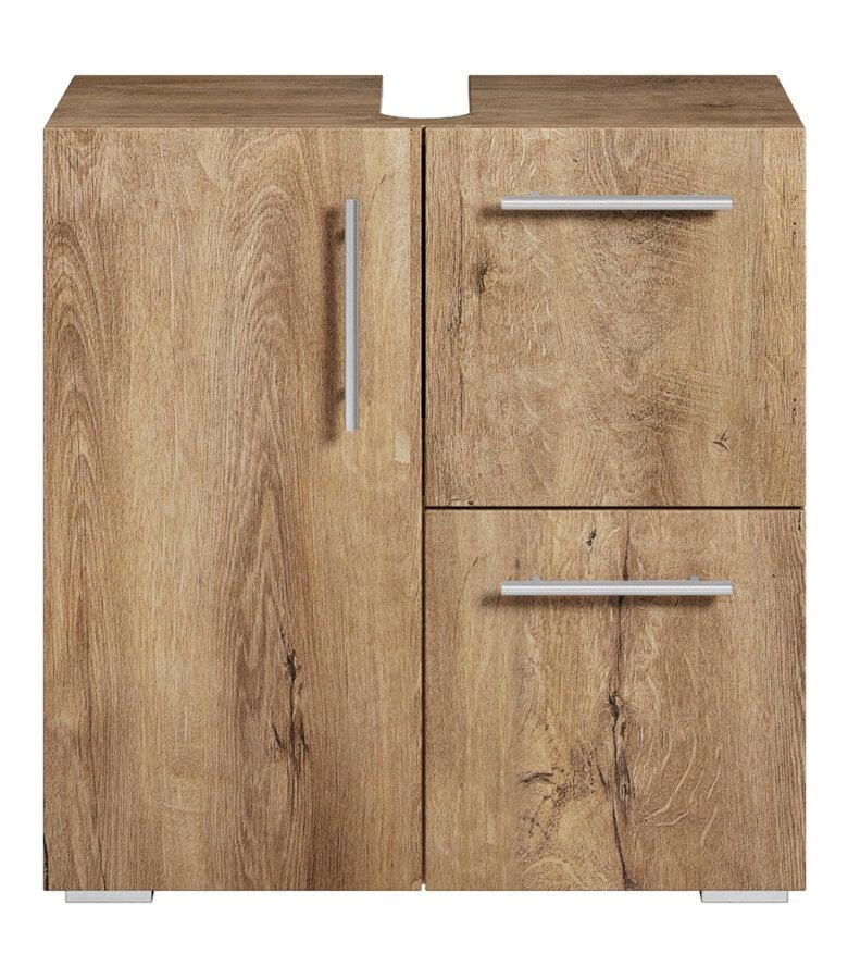 Badplaats Wastafelkast Mars 60 X 30 X 60 Cm - Bruin Eiken