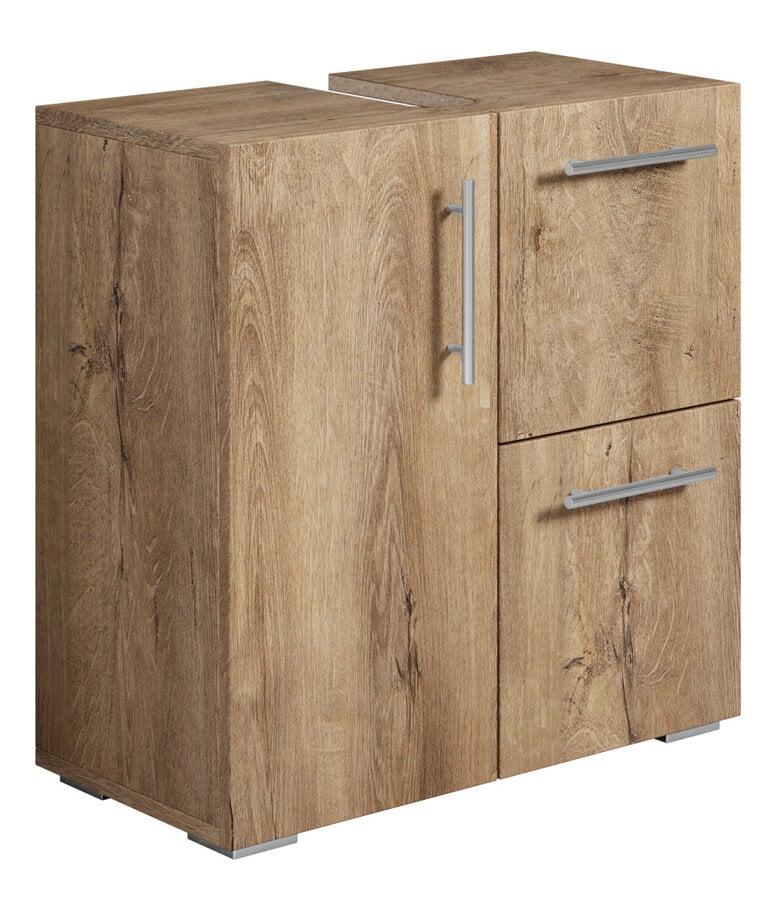 badplaats Wastafelkast Mars 60 x 30 x 60 cm - bruin eiken