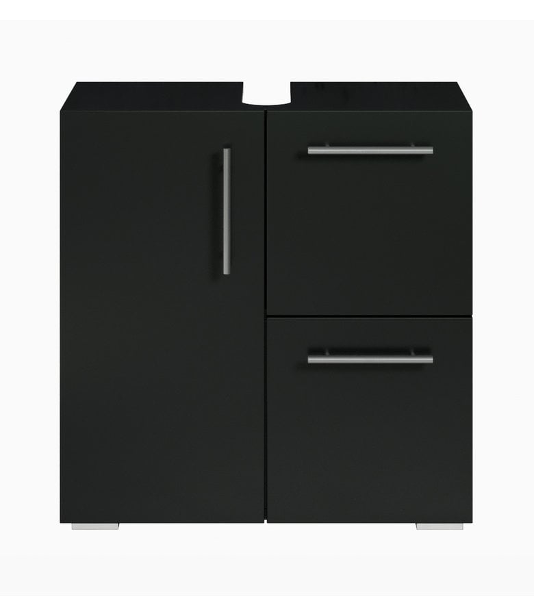 Badplaats Wastafelkast Mars 60 X 30 X 60 Cm - Mat Zwart