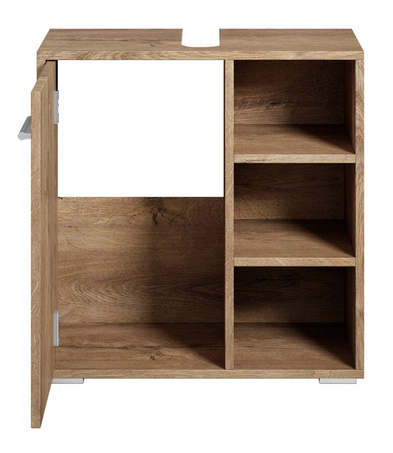 Badplaats Wastafelkast Neptunus 60 X 28 X 60 Cm - Bruin Eiken