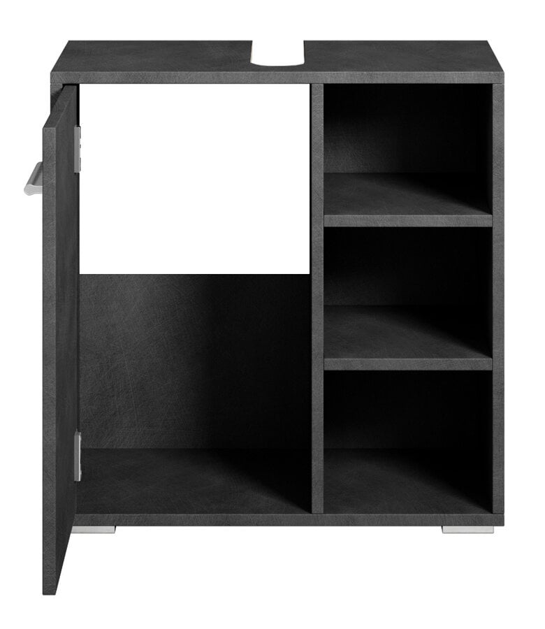 Badplaats Wastafelkast Neptunus 60 X 28 X 60 Cm - Donker Grijs