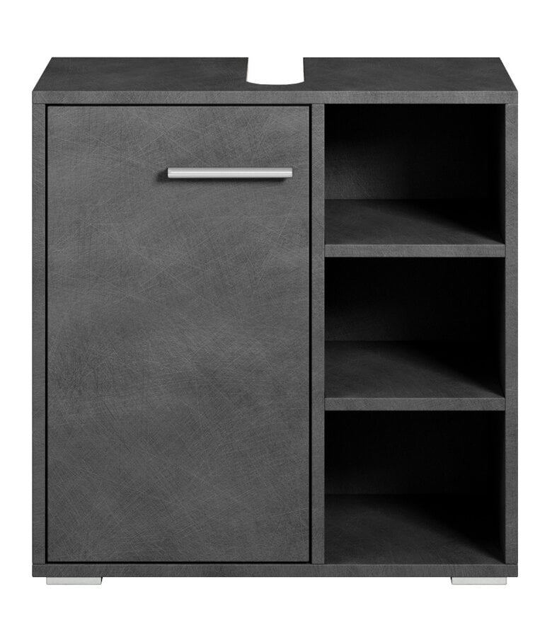 Badplaats Wastafelkast Neptunus 60 X 28 X 60 Cm - Donker Grijs