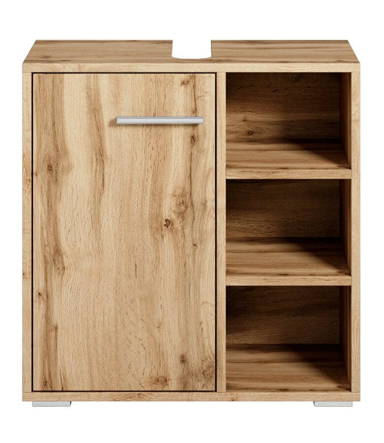 Badplaats Wastafelkast Neptunus 60 X 28 X 60 Cm - Eiken