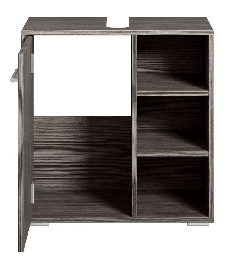 Badplaats Wastafelkast Neptunus 60 X 28 X 60 Cm - Grijs Eiken