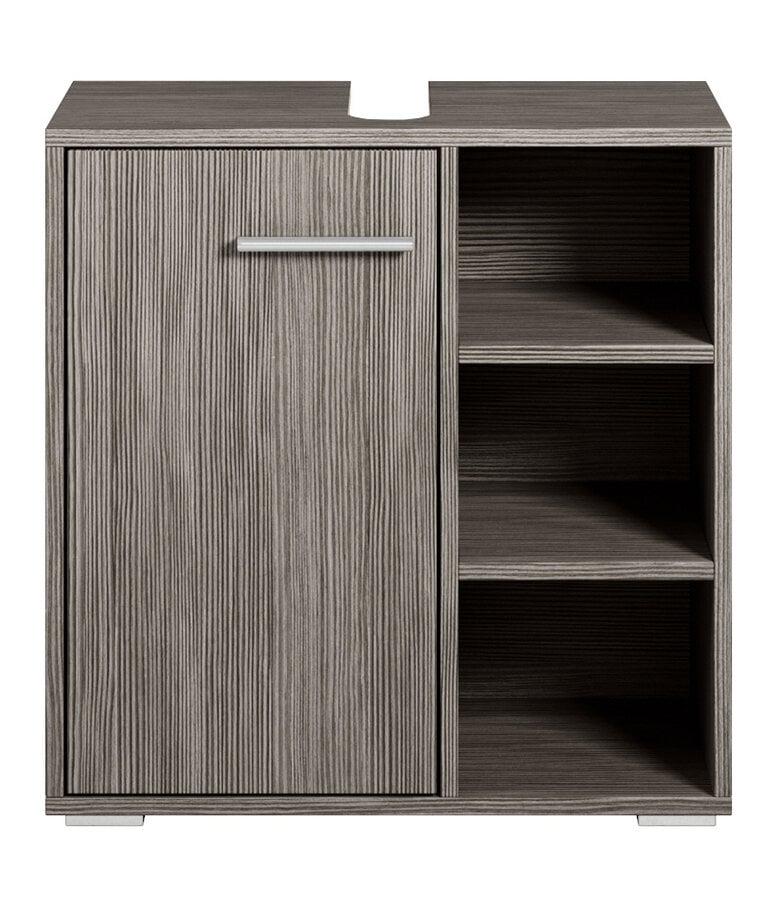 Badplaats Wastafelkast Neptunus 60 X 28 X 60 Cm - Grijs Eiken