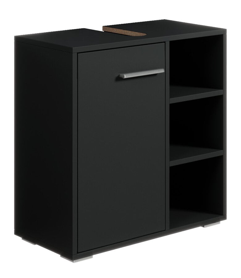 badplaats Wastafelkast Neptunus 60 x 28 x 60 cm - mat zwart badplaats Wastafelkast Neptunus 60 x 28 x 60 cm - mat zwart