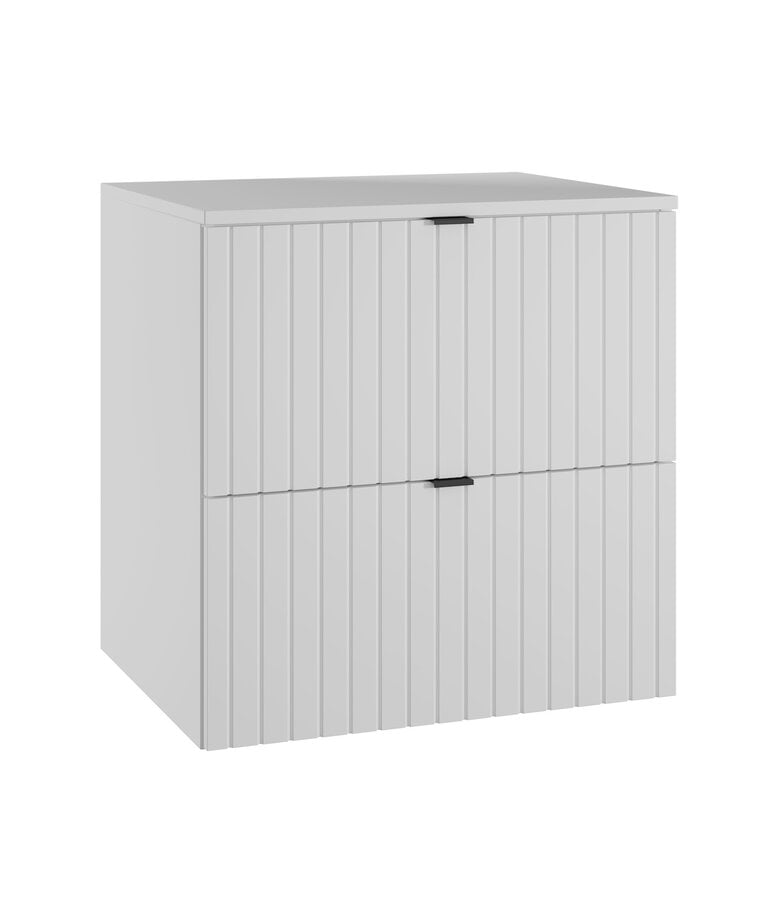 badplaats Wastafelkast Nile 60 x 47 x 61 cm - mat wit