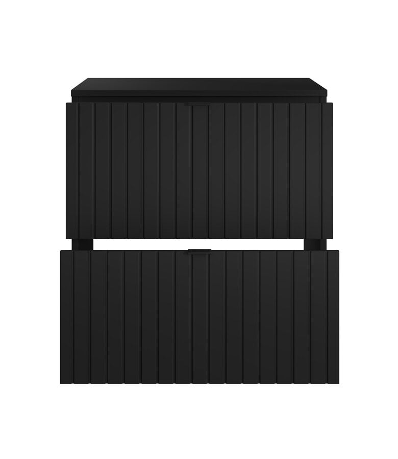 Badplaats Wastafelkast Nile 60 X 47 X 61 Cm - Mat Zwart