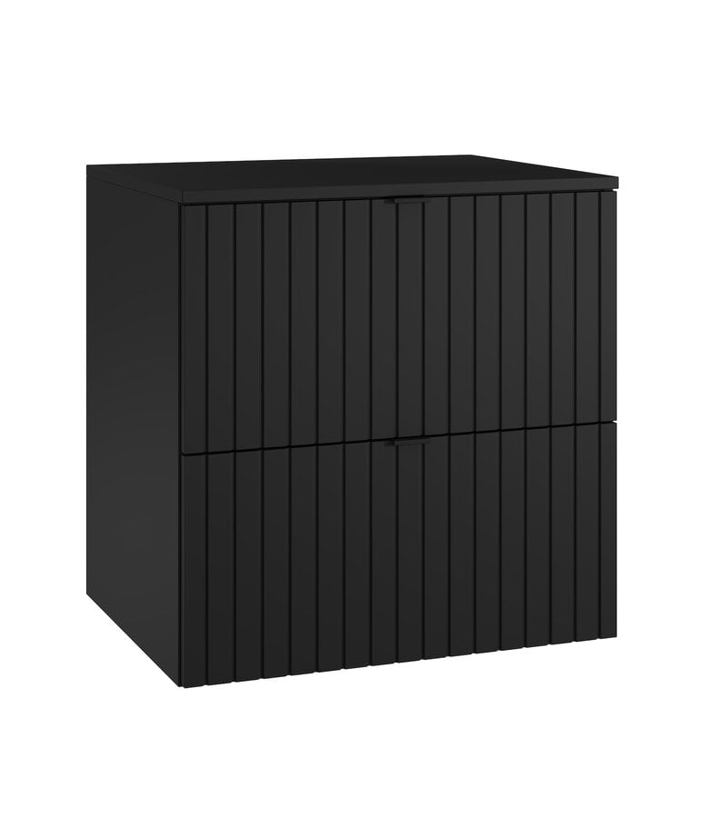 badplaats Wastafelkast Nile 60 x 47 x 61 cm - mat zwart