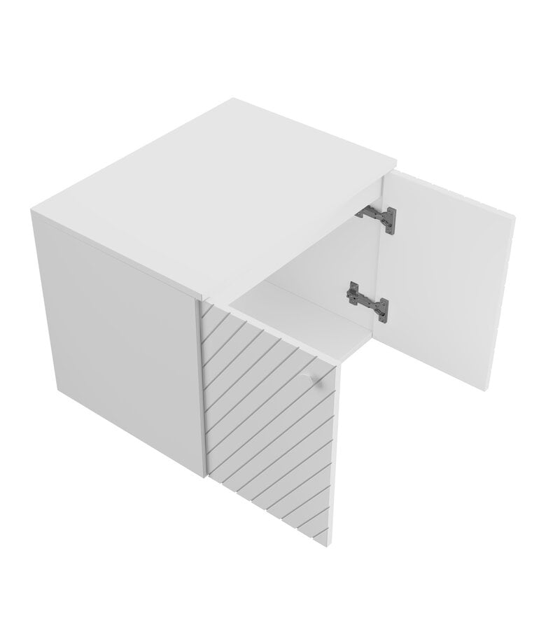 Badplaats Wastafelkast Orlando 60 X 44 X 46 Cm - Mat Wit