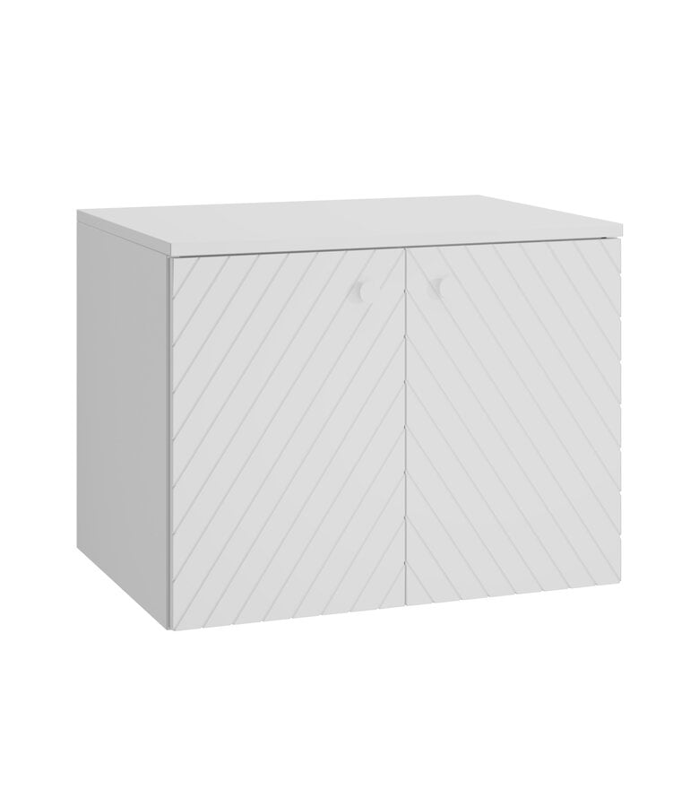 badplaats Wastafelkast Orlando 60 x 44 x 46 cm - mat wit