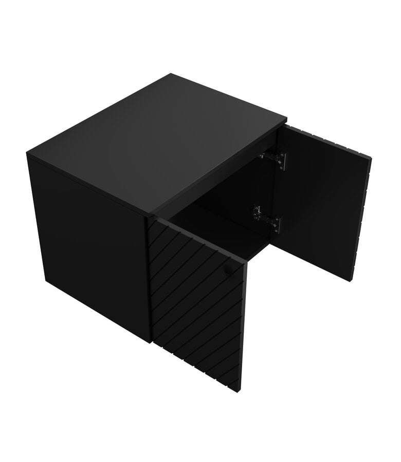 Badplaats Wastafelkast Orlando 60 X 44 X 46 Cm - Mat Zwart