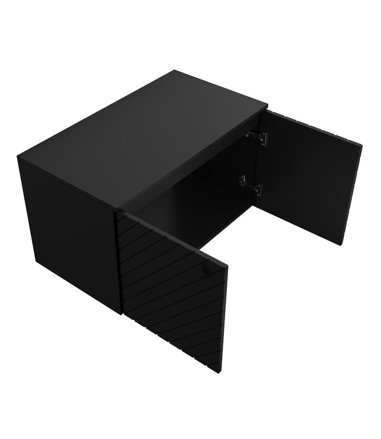 Badplaats Wastafelkast Orlando 80 X 44 X 46 Cm - Mat Zwart