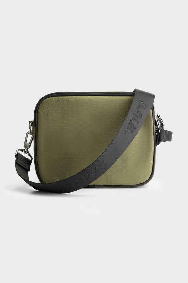 Balr. BALR. Hexagon Shoulder Bag Sphagnum