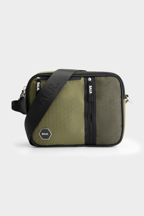 balr. BALR. Hexagon Shoulder Bag Sphagnum