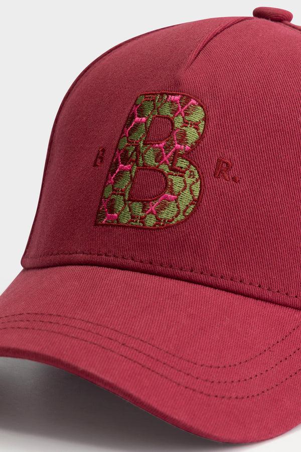 Balr. BALR. Monogram Cotton Cap Tibetian Red