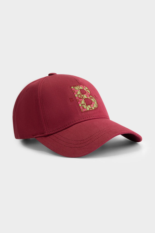 Balr. BALR. Monogram Cotton Cap Tibetian Red