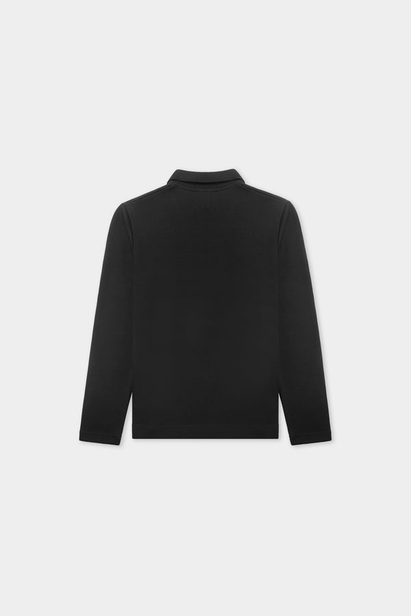 Balr. BALR. X FIVE Longsleeve Polo Jet Black