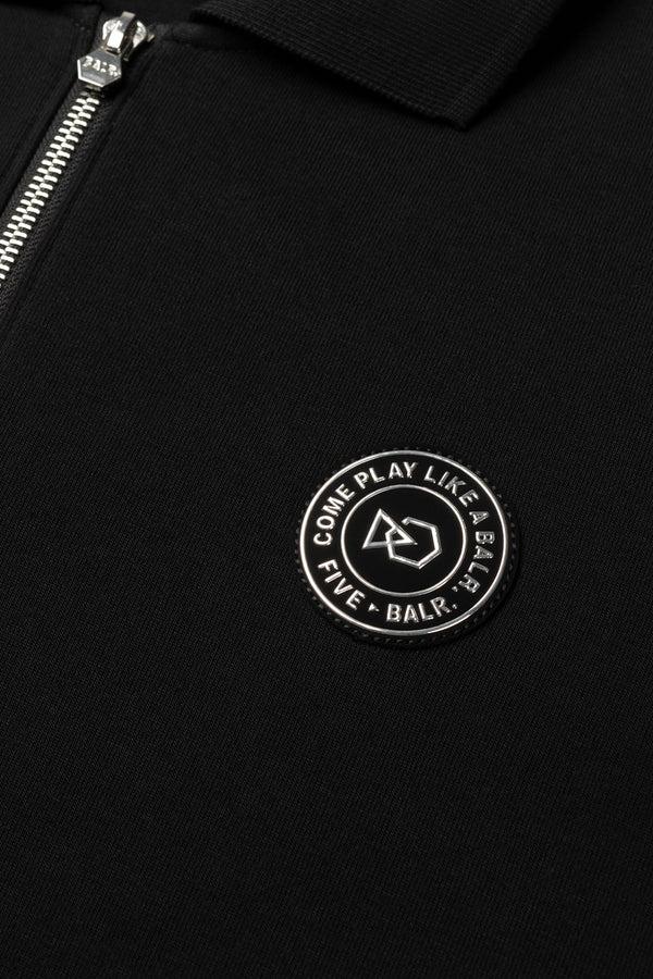 Balr. BALR. X FIVE Longsleeve Polo Jet Black