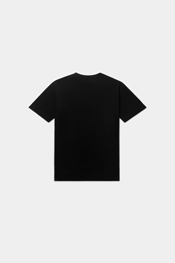 Balr. BALRXI Box Fit Silk Blend T-Shirt Jet Black