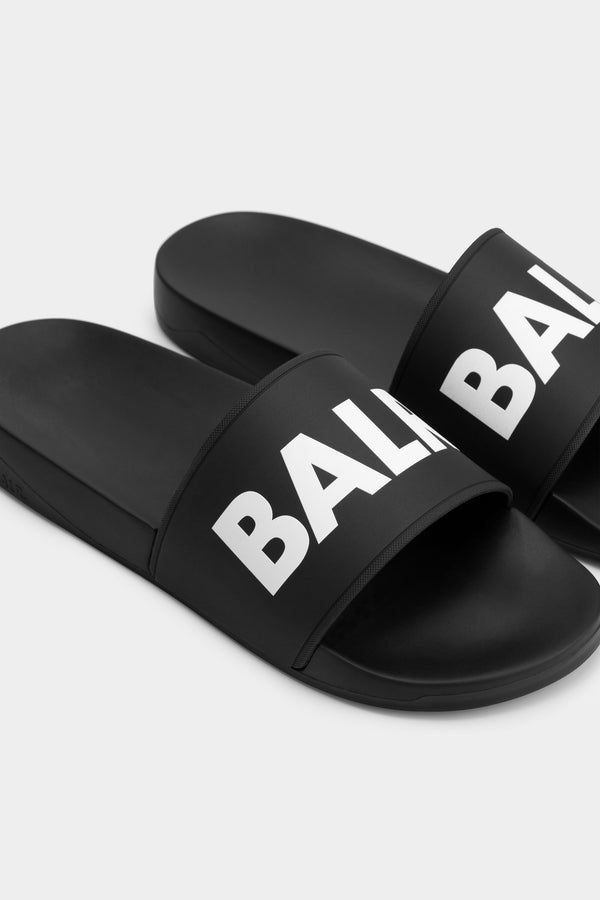Balr. Classic Brand Slide Jet Black