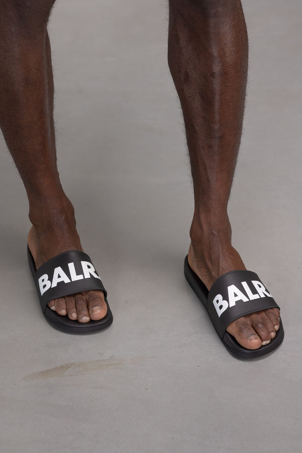 Balr. Classic Brand Slide Jet Black