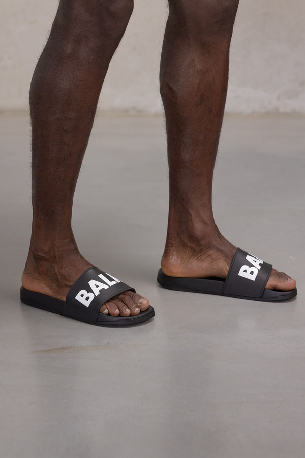 Balr. Classic Brand Slide Jet Black