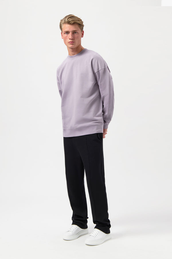 Balr. Game Day Box Fit Crewneck Ultimate Grape