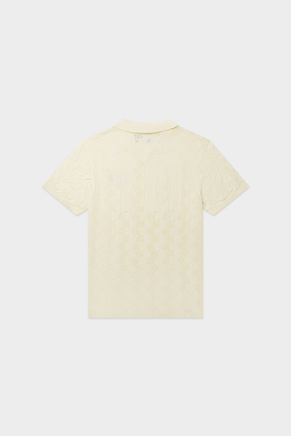 Balr. GOTL Knit Football Jersey Light Beige