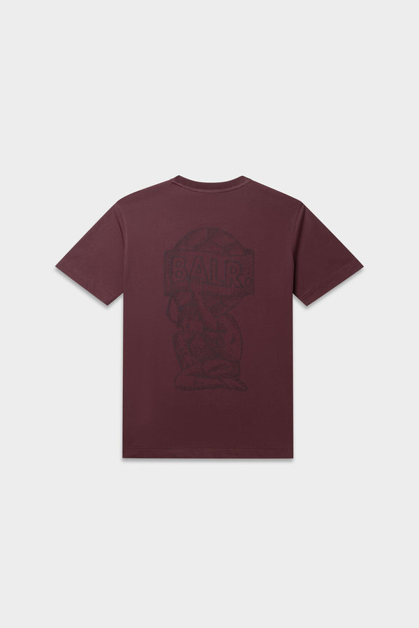 Balr. GOTL Titan T-Shirt Wine Red