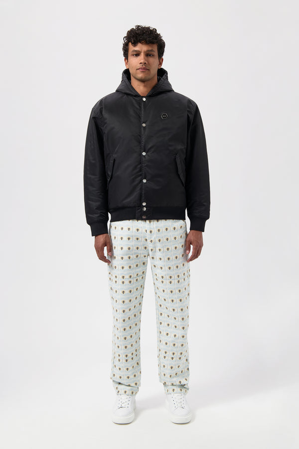 Balr. Hex Badge Capuchon Bomberjack Jet Black