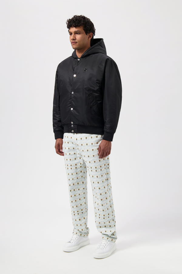 Balr. Hex Badge Capuchon Bomberjack Jet Black