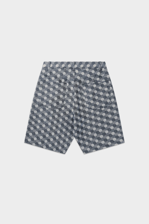 Balr. Hex Jacquard Relaxed Shorts Indigo